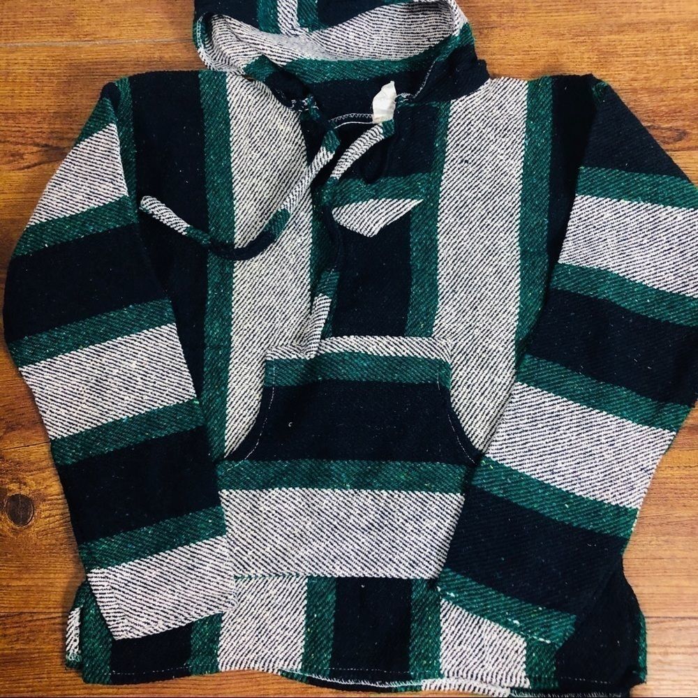 Beach blanket Mexican blanket hoodie